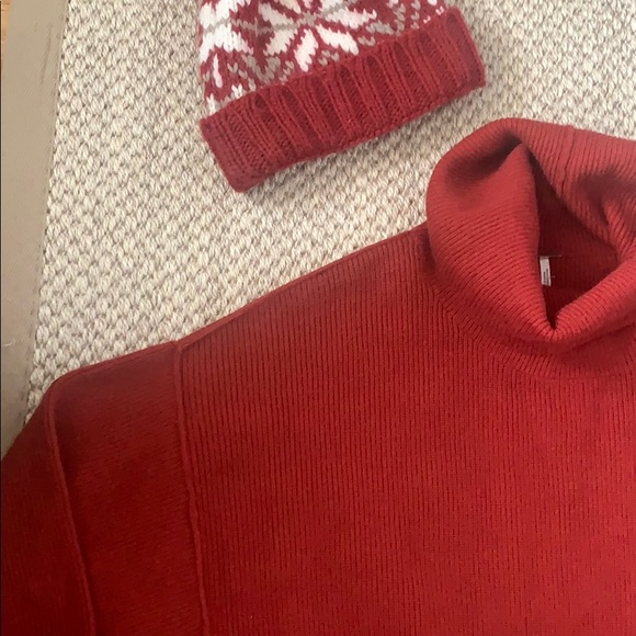 SOLD^FP Softly Structured Knit Tunic Sweater Dress - Picture 8 of 15